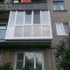 Балкон из ПВХ профиля ростовой с выносом на фасадную сторону